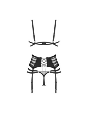 Lune Bellis ensemble ouvert 3 pièces - Noir